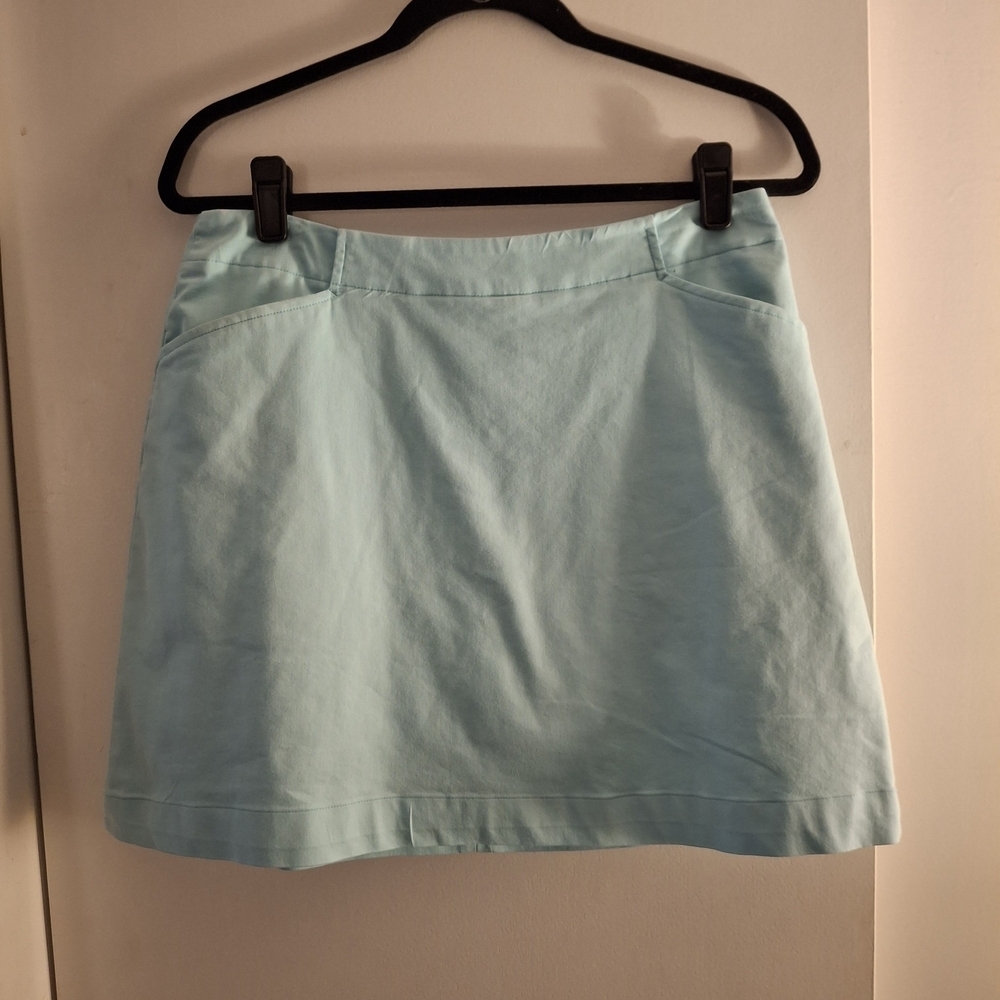 Nike Golf Women's Mini Skort in Soft Blue